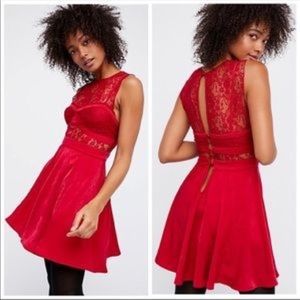 Free People Eclipse Fit n Flare Lace Dress